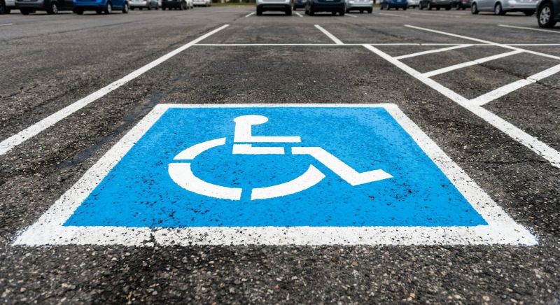 Disability Parking Marking in Gwinnett County, GA