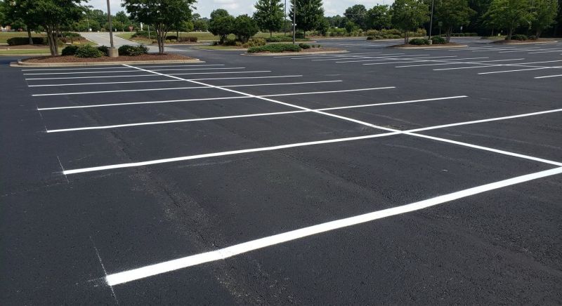Parking Area Striping in Katy, TX