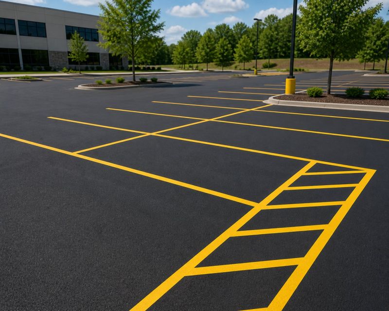 Parking Line Painting in Los Angeles, CA