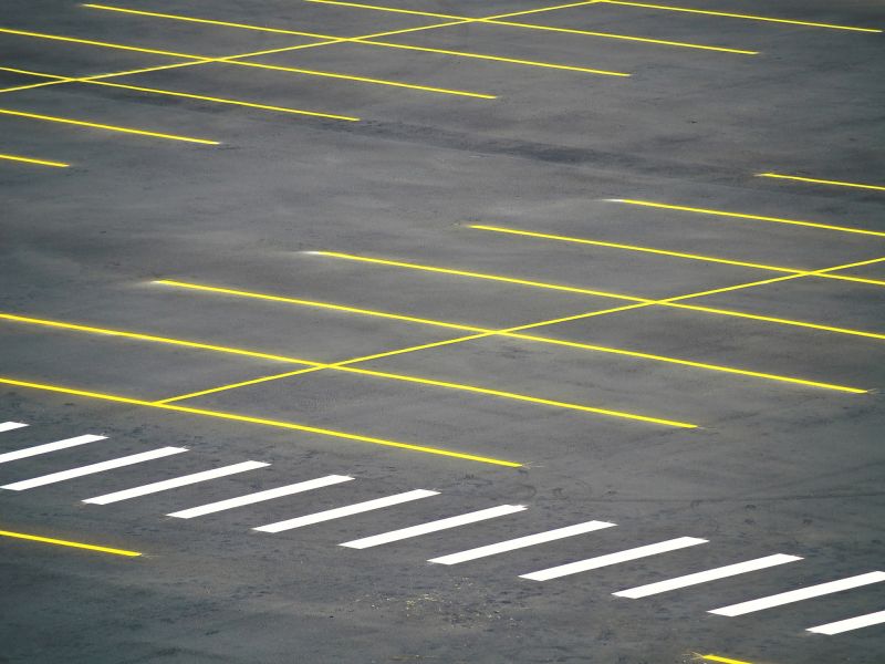 Striping in Commercial Lots
