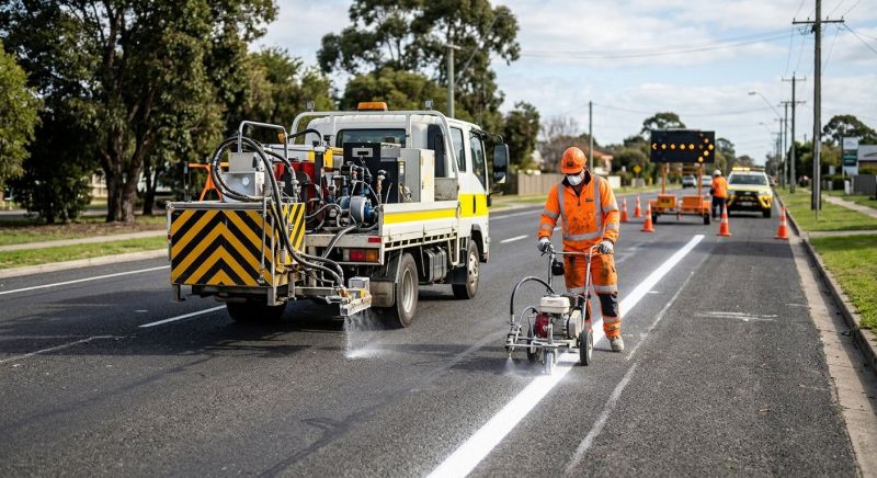Lane Marking Service in Katy, TX