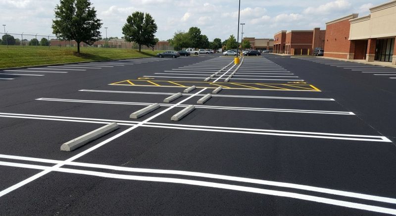 Parking Area Striping in Katy, TX