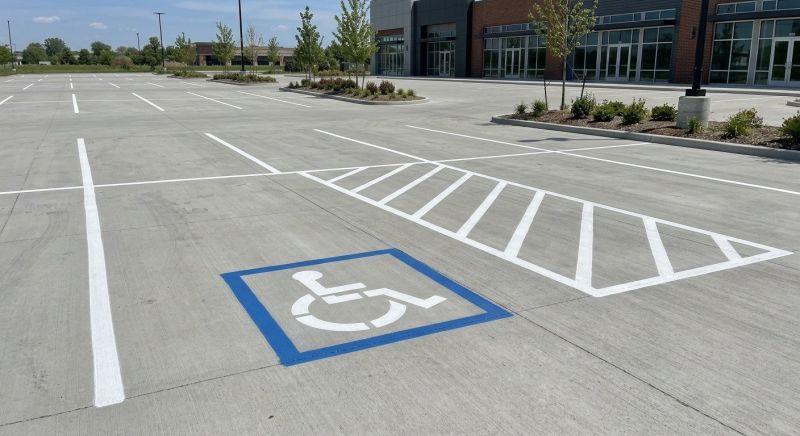 Parking Garage Striping in Palm Springs, CA