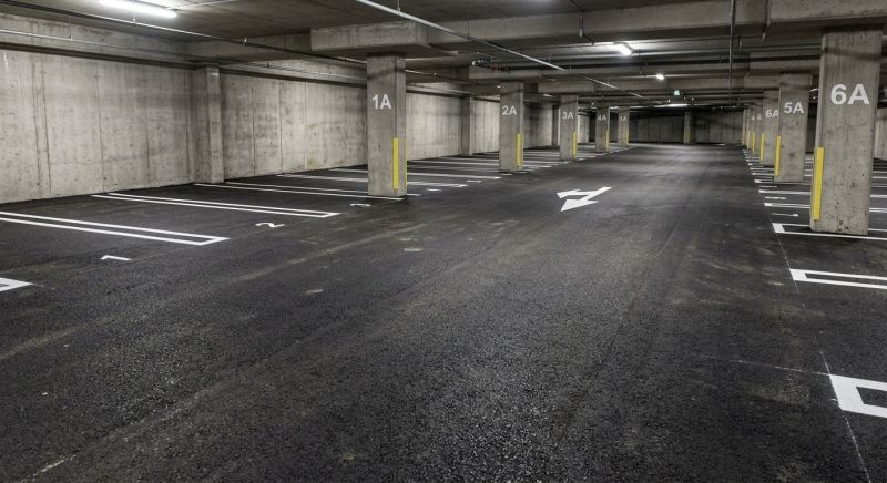 Parking Garage Striping in Orange County, CA
