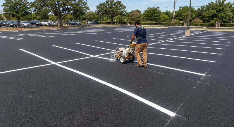 Pavement Striping Service in Palm Springs, CA